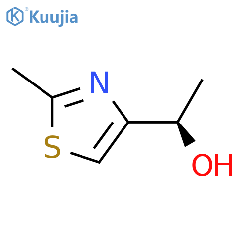 (1R)-1-(2-methyl-1,3-thiazol-4-yl)ethan-1-ol structure