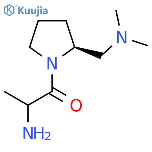 2-Amino-1-[(2S)-2-[(dimethylamino)methyl]pyrrolidin-1-yl]propan-1-one structure