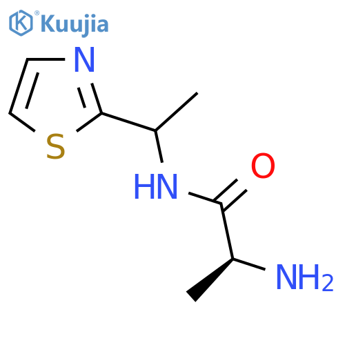 (S)-2-Amino-N-(1-thiazol-2-yl-ethyl)-propionamide structure