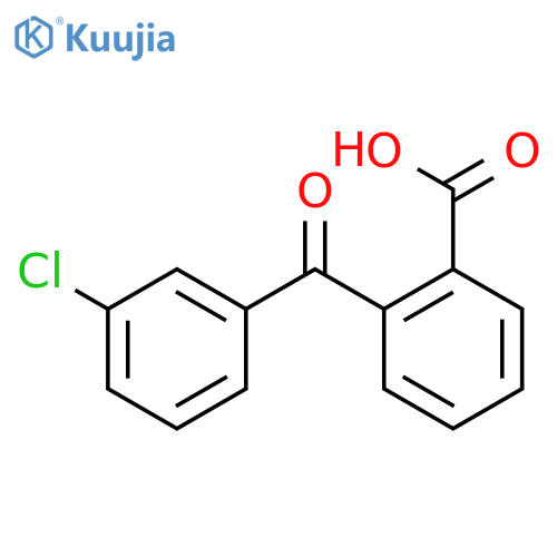 2-(3-Chlorobenzoyl)benzoic acid structure