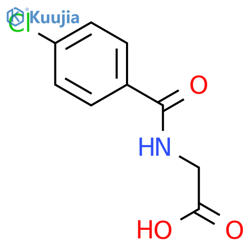 [(4-chlorophenyl)formamido]acetic acid structure