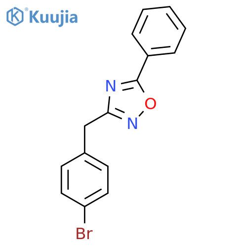 3-(4-Bromobenzyl)-5-phenyl-1,2,4-oxadiazole structure