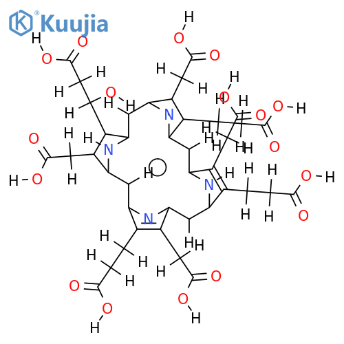 21-Hydroxyuroporphyrin I structure