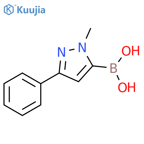 (1-methyl-3-phenyl-1H-pyrazol-5-yl)boronic acid structure