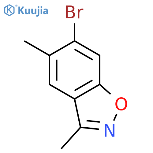 6-Bromo-3,5-dimethylbenzo[d]isoxazole structure