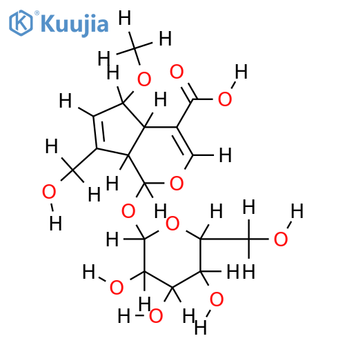 6-methoxy-9-epigeniposidic acid structure