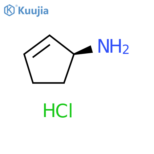2-Cyclopenten-1-amine, hydrochloride, (S)- (9CI) structure