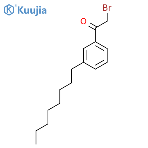 2-Bromo-1-(3-octylphenyl)ethan-1-one structure