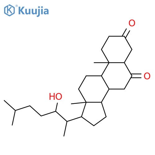 Cholestane-3,6,22-triol; (5α,22ξ)-form, 3,6-Diketone structure
