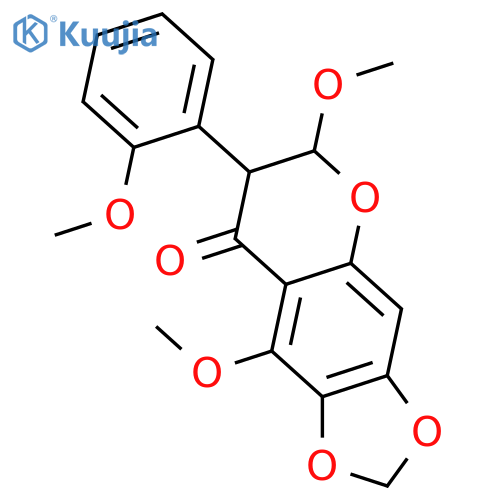2,2',5,6,7-Pentahydroxyisoflavanone; (2ξ,3ξ)-form, 6,7-Methylene, tri-Me ether structure