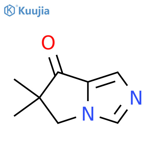 6,6-Dimethyl-5H-pyrrolo[1,2-C]imidazol-7(6H)-one structure
