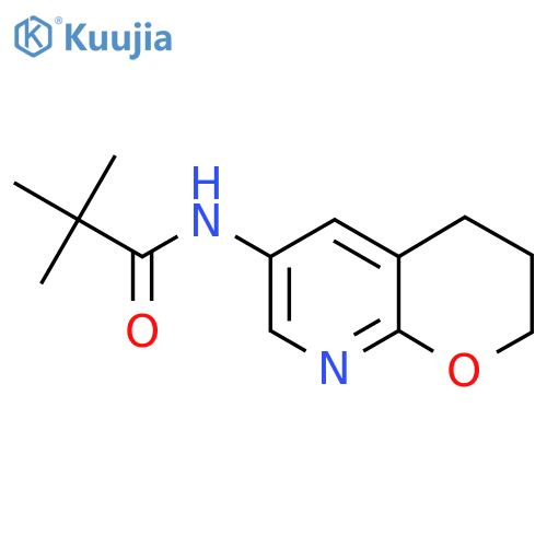 N-(3,4-Dihydro-2H-pyrano2,3-bpyridin-6-yl)pivalamide structure