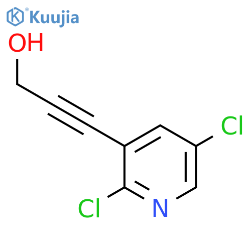 3-(2,5-Dichloropyridin-3-yl)prop-2-yn-1-ol structure