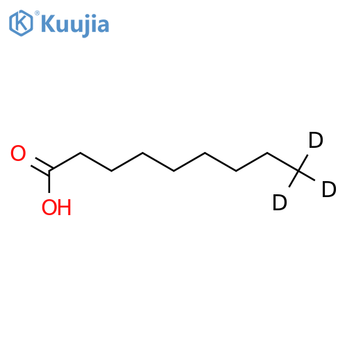 n-Nonanoic-9,9,9-d3 acid structure