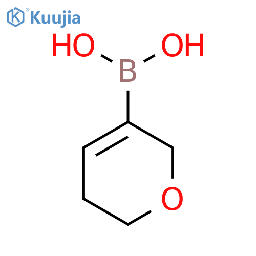 3,6-Dihydro-2H-pyran-5-ylboronic acid structure