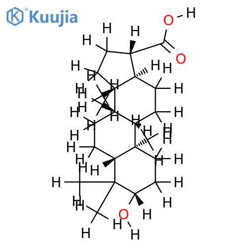 3beta-hydroxyetio-17beta-dammaranic acid structure