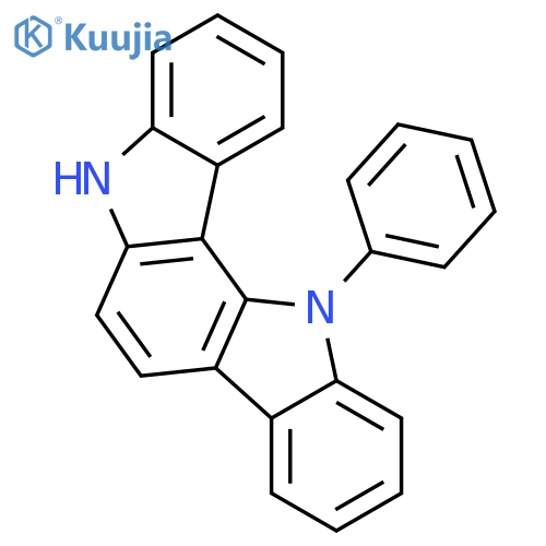 Indolo[3,2-c]carbazole,5,12-dihydro-12-phenyl- structure
