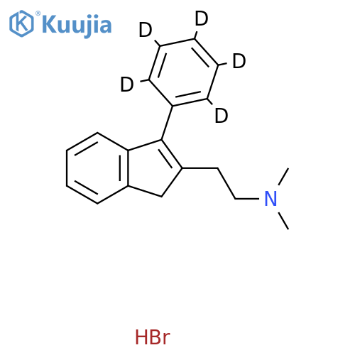 N,N-Dimethyl-3-phenyl-1H-indene-2-ethanamine-d5 Hydrobromide structure