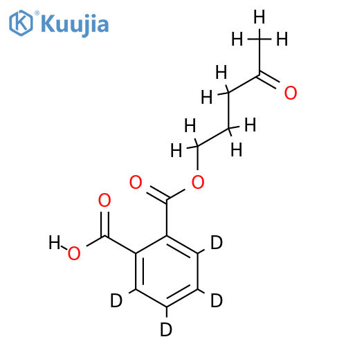 Mono(4-oxopentyl)phthalate-d4 structure