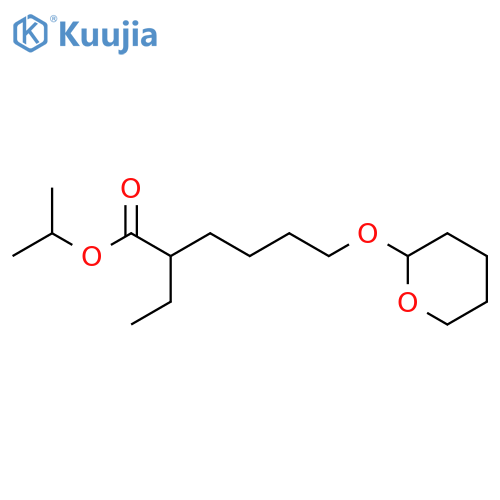 2-Ethyl-6-tetrahydropyranoxy-1-hexanoic Acid Isopropyl Ester structure