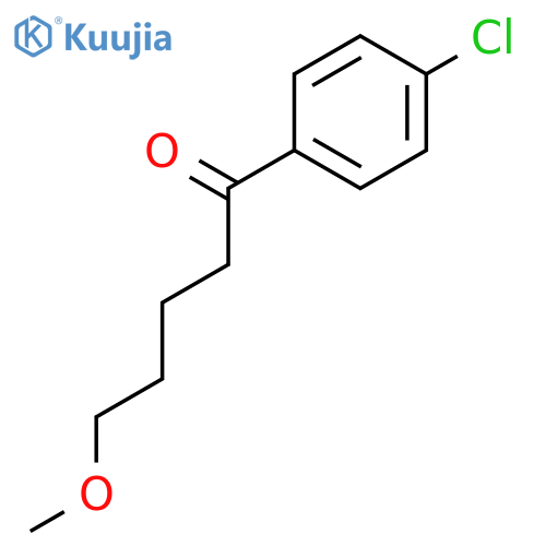 1-(4-Chlorophenyl)-5-methoxy-1-pentanone structure