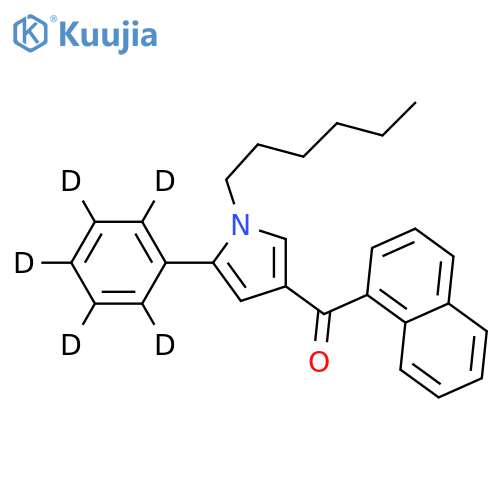 1-Hexyl-2-(phenyl-d5)-4-(1-naphthoyl)pyrroleJWH-147-d5 structure