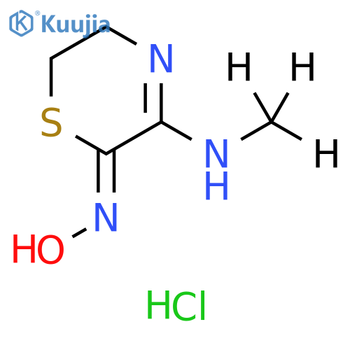 5,6-Dihydro-3-(methylamino)-2H-1,4-thiazin-2-one Oxime-d3 Hydrochloride structure