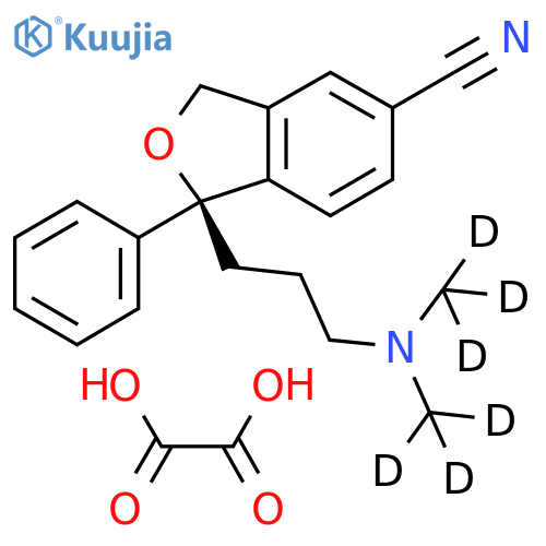 (S)-Desfluoro Citalopram-d6 Oxalate structure