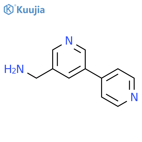 [3,4'-Bipyridin]-5-ylmethanamine structure