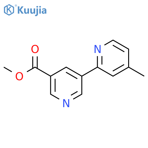Methyl 4-methyl-[2,3'-bipyridine]-5'-carboxylate structure
