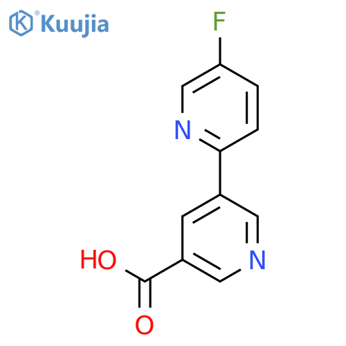 5-Fluoro-[2,3'-bipyridine]-5'-carboxylic acid structure