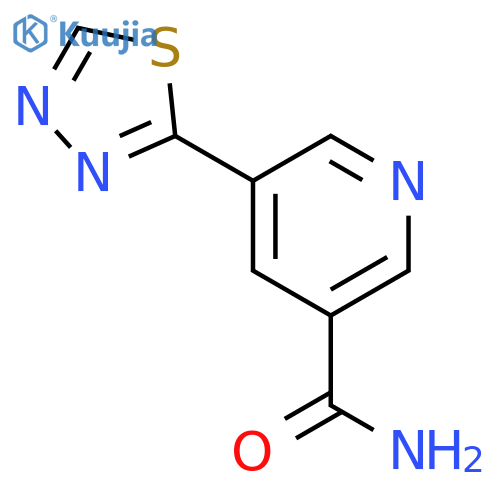 5-(1,3,4-Thiadiazol-2-yl)nicotinamide structure