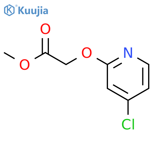 Methyl 2-((4-chloropyridin-2-yl)oxy)acetate structure