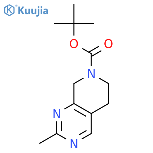tert-Butyl 2-methyl-5,6-dihydropyrido[3,4-d]pyrimidine-7(8H)-carboxylate structure