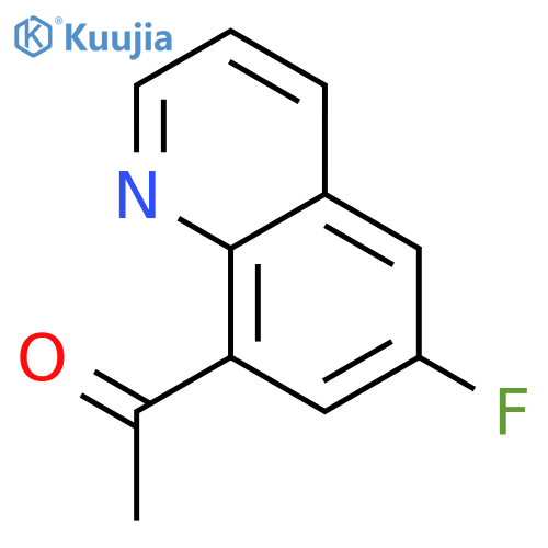 1-(6-Fluoroquinolin-8-yl)ethanone structure