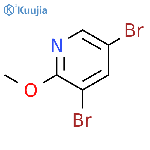 3,5-Dibromo-2-methoxypyridine structure