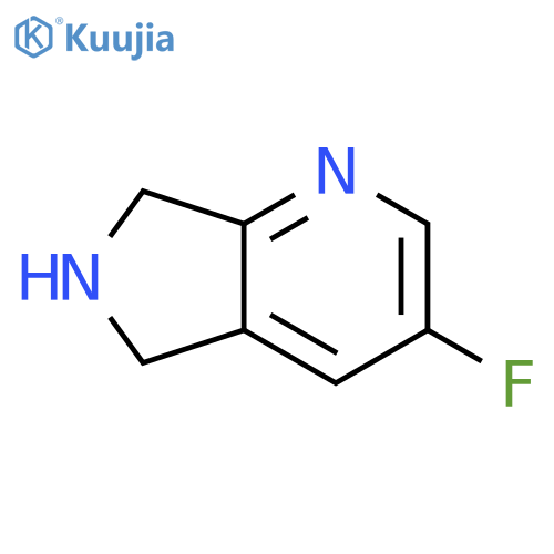 5H-Pyrrolo[3,4-b]pyridine, 3-fluoro-6,7-dihydro- structure