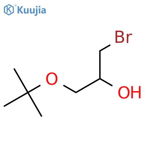 1-bromo-3-(tert-butoxy)propan-2-ol structure