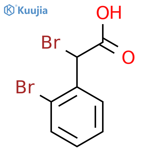 2-Bromo-2-(2-bromophenyl)acetic acid structure