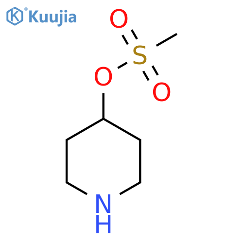 Piperidin-4-yl methanesulfonate structure