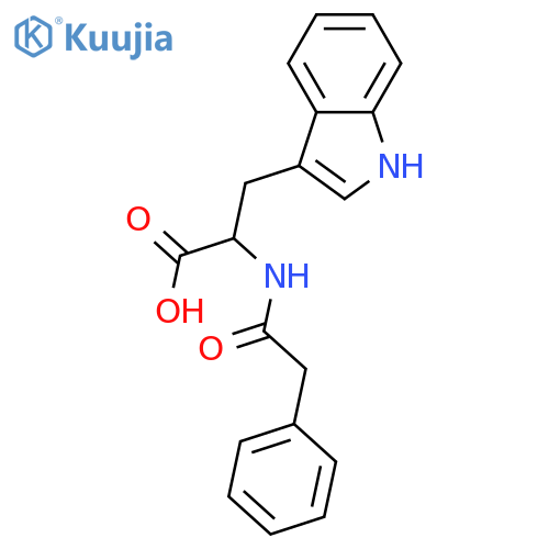 Tryptophan; (S)-form, Nα-Phenylacetyl structure