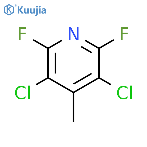 3,5-Dichloro-2,6-difluoro-4-methylpyridine structure