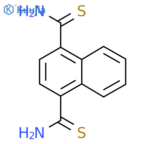 Naphthalene-1,4-dithiocarboxamide structure