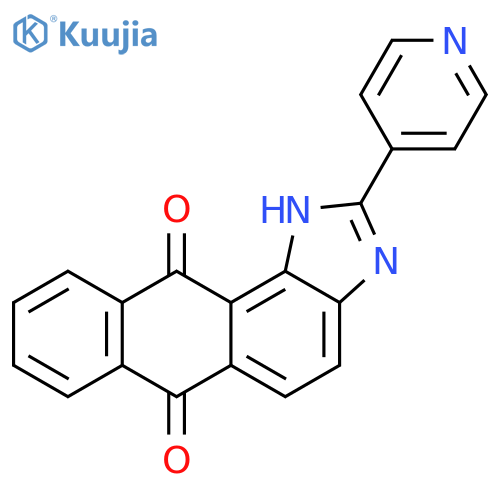 2-Pyridin-4-yl-3H-naphtho[3,2-e]benzimidazole-6,11-dione structure