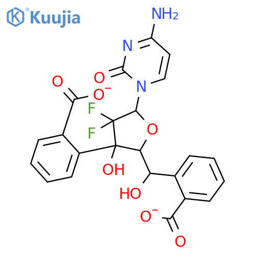 2’-Deoxy-3’,5’-di-O-benzoyl-2’,2’-difluorocytidine structure