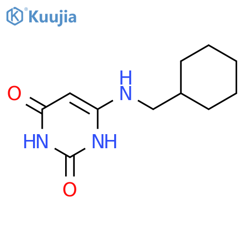 6-(cyclohexyl(methyl)amino)pyrimidine-2,4(1h,3h)-dione structure