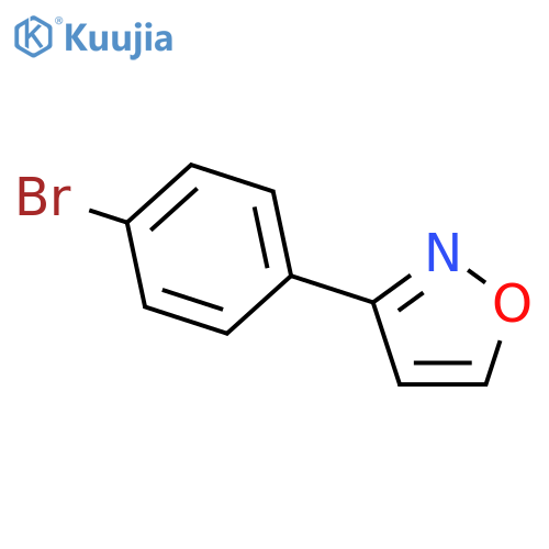 3-(4-Bromophenyl)isoxazole structure