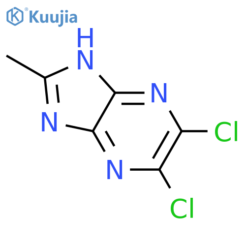 5,6-dichloro-2-methyl-1H-Imidazo[4,5-b]pyrazine structure