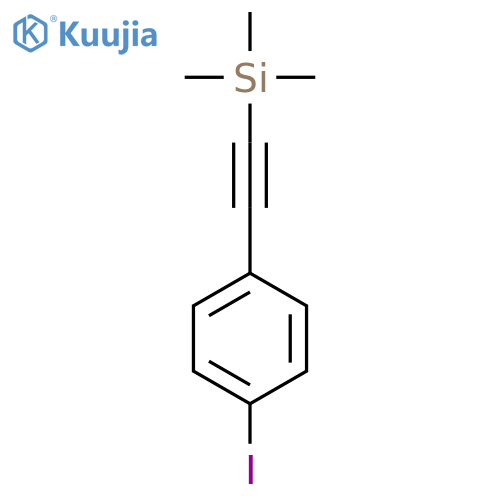 ((4-Iodophenyl)ethynyl)trimethylsilane structure