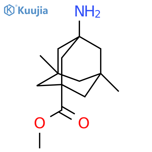 methyl 3-amino-5,7-dimethyladamantane-1-carboxylate structure